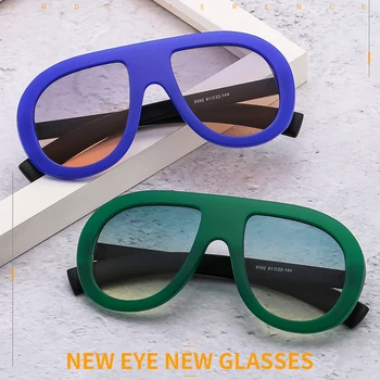 Новые брендовые дизайнерские солнцезащитные очки для пилотов, женские для мужчин, модные солнцезащитные очки для вождения, винтажные роскошные солнцезащитные очки в большой оправе, панк-леди