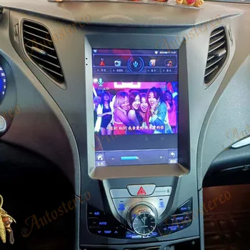 Экран Tesla Android 13 для Hyundai AZERA Grandeur 2015-2019 Автомобильная GPS Навигация Мультимедийный плеер Магнитола Головное устройство