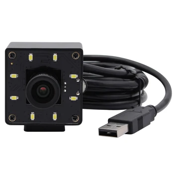 Модуль USB-камеры ELP 2MP H.264 с низкой освещенностью 1920 * 1080P MJPEG 30 кадров в секунду, веб-камера ночного видения Full HD с белыми светодиодами