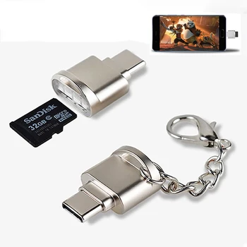 Портативный кард-ридер USB 3.1 Type C, USB-C, TF, Micro SD, OTG, адаптер Type-C, устройство чтения карт памяти Samsung Macbook, Huawei LeTV