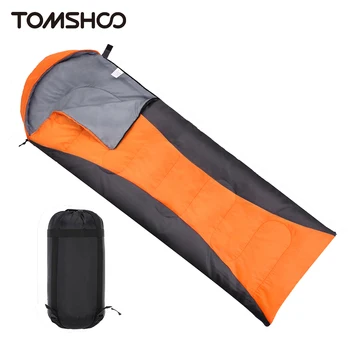 Tomshoo Осенне-зимний спальный мешок для взрослых, 4-сезонный Походный Теплый Водонепроницаемый спальный мешок для пешего туризма, принадлежности для кемпинга