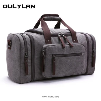 Военно-тактический рюкзак, мужская сумка, портативный холщовый рюкзак-мессенджер, повседневная сумка через плечо большой емкости, сумка для хранения багажа