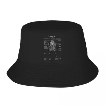 Космический корабль SpaceX Raptor Engine (2), Широкополая шляпа для летних путешествий унисекс, гибкая шляпа, Уникальная складная рыболовная шляпа, панама