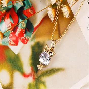 Модное ожерелье из Циркона, Американское и Европейское ожерелье с Совой, Ожерелья и подвески