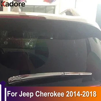 Накладка заднего стеклоочистителя для Jeep Cherokee 2014 2015 2016 2017 2018 Хромированные накладки на дворники заднего стекла, Внешние Аксессуары