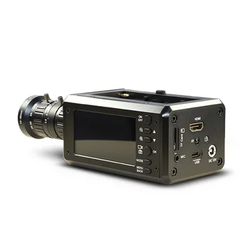 Цифровая камера 4K с 3-дюймовым экраном 3840*2160/30 кадров в секунду HDMI 1080P USB Веб-камера С поддержкой внешнего аккумулятора Микрофон с ручным объективом C/CSMount