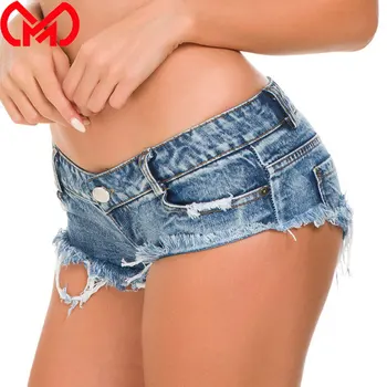 Сексуальные женские шорты с кисточками и низкой Посадкой На талии, модные Сексуальные джинсовые Шорты с попой, винтажная короткая клубная одежда Micro Mini 33