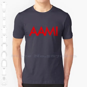 Высококачественные футболки Aami, модная футболка, новая футболка из 100% хлопка