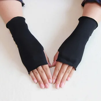 1 Пара летних женских перчаток без пальцев, Полупальцы, женские перчатки с сенсорным экраном, Мягкие Тонкие Короткие перчатки, Солнцезащитные рукавицы для рук