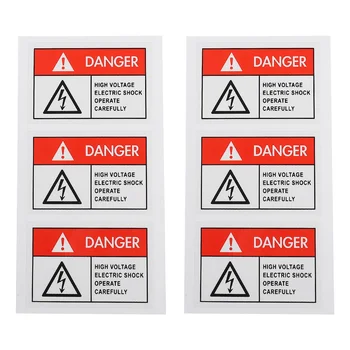 Предупреждающие надписи об электричестве, ударах, наклейках, наклейках на вывеску, Индикаторном оборудовании Внимание!