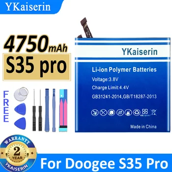 4750 мАч YKaiserin Аккумулятор S35Pro (BAT20M154350) для мобильного телефона Doogee S35 Pro Batteria