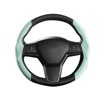 Чехол на руль автомобиля с противоскользящей оберткой, совместимый с аксессуарами для интерьера модели Y 3 2016-2023 гг.