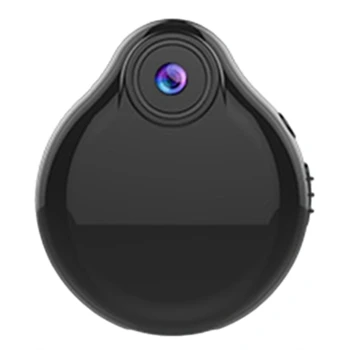 Мини-камера MOOL Wifi HD 1080P с ночным видением и обнаружением движения, камера наблюдения няни с приложением для телефона, домашний офис