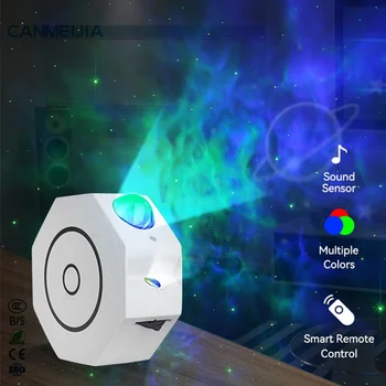 Перезаряжаемая Настольная Лампа Smart Projector Интерактивный 3D Светодиодный Проектор Light, Проектор Star Galaxy / Умный Домашний Свет / Светодиодная Настольная Лампа