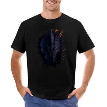Дизайн шлема темного воина, футболки для любителей спорта, футболки для мужчин