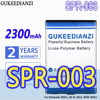 Аккумулятор GUKEEDIANZI высокой емкости SPR003 SPR-003 2300 мАч для Nintendo 3DSLL DS XL 2015 НОВЫЙ 3DSLL SPR-001 SPR-A-B PAA-CO