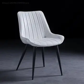 Обеденные стулья для отдыха в скандинавском эргономичном стиле, Одноместные Роскошные Обеденные стулья, Кухонный промышленный шезлонг, Итальянская мебель YX50DC