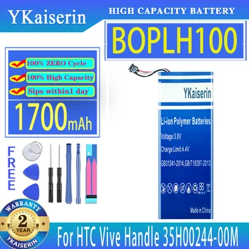 YKaiserin 1700mAh Сменный Аккумулятор BOPLH100 Для HTC Vive Handle Controller VR SS 35H00244-00M Digital Batteria