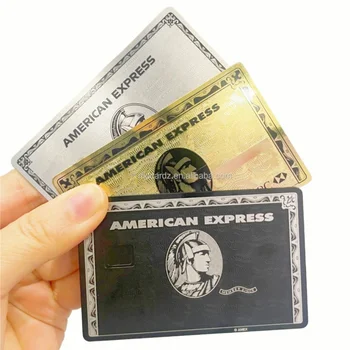 Металлическая кредитная карта Amex Express Bla с лазерной гравировкой, Членство в Amex, Дебетовые металлические карты с поддержкой печати личного имени, бизнеса