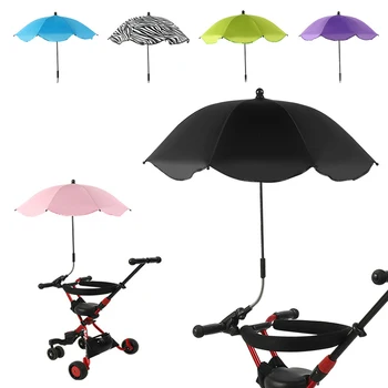 Универсальный детский зонт для детской коляски с регулируемым козырьком, Уф-козырек для аксессуаров для колясок, Солнцезащитный козырек, переносной зонтик от солнца