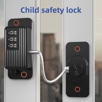 Детский Замок безопасности Для детей, открывающий окно, Холодильник, кабель безопасности, Дверной замок для детей, Защитный протектор, Защита безопасности детей