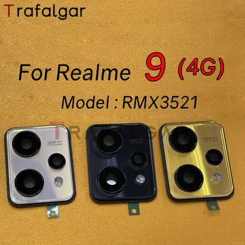 Для Задней Камеры Realme 9 4G Стеклянный Объектив С Рамкой Безель Запасные Части RMX3521