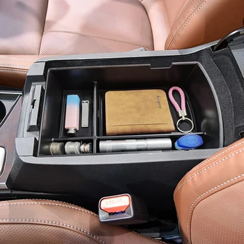 Органайзер на центральной консоли для Subaru Ascent 2019-2023, Аксессуары для хранения вставного лотка, внутренний ящик для хранения с держателем монет