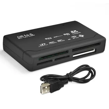 Портативный универсальный мини высокоскоростной считыватель карт USB 2.0 с флэш-памятью Plug And Play