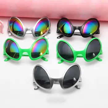 Очки для путешествий с инопланетянами, креатив 2023, Новые очки для вечеринок, модные забавные солнцезащитные очки в стиле панк, красочные мужские солнцезащитные очки для вечеринок, универсальные