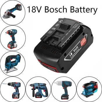 Аккумулятор Bosch 18V 6.0Ah Электродрель 18V 6000mAh Литий-ионный аккумулятор BAT609 BAT609G BAT618 BAT618G BAT614