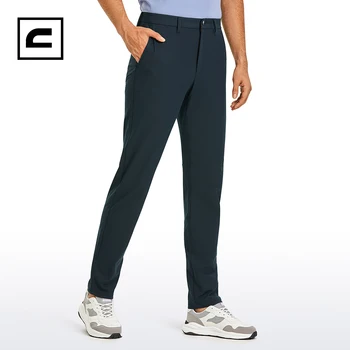 Удобные мужские брюки для гольфа CRZ YOGA на весь день - 34-дюймовые быстросохнущие легкие рабочие повседневные брюки с карманами