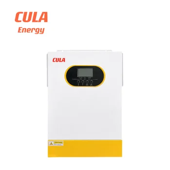 Солнечный Инвертор CULA 48V 5500W Встроенный MPPT 100A Солнечный Контроллер 230VAC Выходное Напряжение Макс PV 500VDC Поддерживающая Батарея