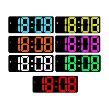 Светодиодный настольный будильник на 12 часов 24 часа, цифровые настольные часы, обучающие подростков у кровати.
