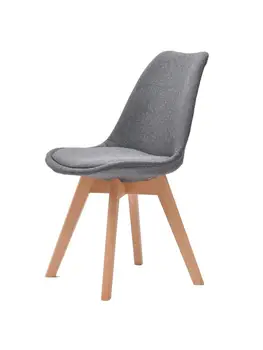 Простой современный домашний обеденный стул, офисный стул, креативный скандинавский стул из массива дерева