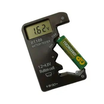Цифровой тестер емкости литиевой батареи AN-168, дисплей анализатора нагрузки в клетку, проверка ячейки на кнопках AAA AA, универсальный тест