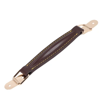 Кожаный ремешок на ручку усилителя для корпуса гитарного усилителя Marshall AS50D AS100D (коричневый)
