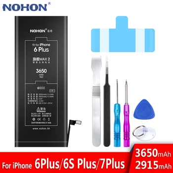 Аккумулятор Большой Емкости NOHON Для Apple iPhone 6 Plus 8 7 6S 11 Pro MAX XS 11Pro 8Plus 7Plus Сменные Литий-полимерные Батареи