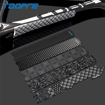 Защитные наклейки на велосипедную цепь TOOPRE, защитные наклейки на раму велосипеда для горной дороги, Полиуретановая Водонепроницаемая Легкая Велосипедная наклейка