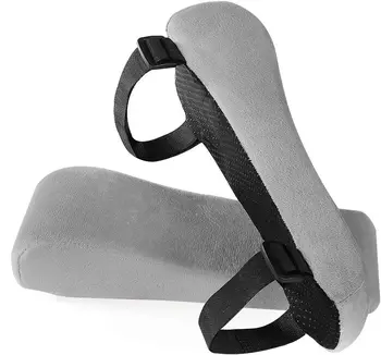 Подушки для подлокотников офисного кресла из пены с эффектом памяти и приподнятый наклонный подлокотник - Универсальные чехлы для подлокотников