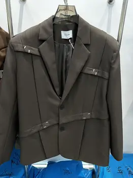 AD9032 Модные мужские пальто и куртки 2023 Подиум, роскошный известный бренд, европейский дизайн, мужская одежда для вечеринок
