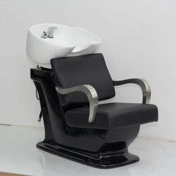 Спа-Парикмахерское кресло с шампунем, Раковина для мытья волос, Профессиональная установка обратной промывки для салона мебели Silla Peluqueria XY50SC