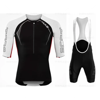 Высококачественный комплект майки для велоспорта HUUB, летняя мужская одежда для велоспорта, быстросохнущая дышащая одежда для велоспорта