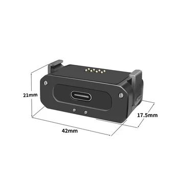 Магнитный адаптер для зарядки 2 В 1, складное крепление для штатива с интерфейсом 1/4 дюйма для экшн-камеры ACTION 2