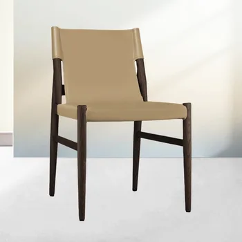 Обеденные стулья со скандинавской спинкой, Расслабляющие Кухонные Декоративные стулья для современной гостиной, мебель для кафе Silla Comedor YX50DC