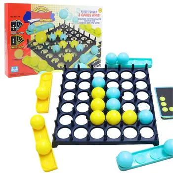 Игра в отскок Забавная и сложная игрушка с прыгающим мячом Для семьи и вечеринок, настольная прыгающая игрушка, игра в мяч с простыми правилами для детей