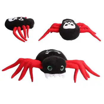 Плюшевый паук на Хэллоуин, плюшевые игрушки-животные, подушка с тонкой технологией шитья, Плюшевые животные для взрослых, мальчиков, девочек, детей-пауков