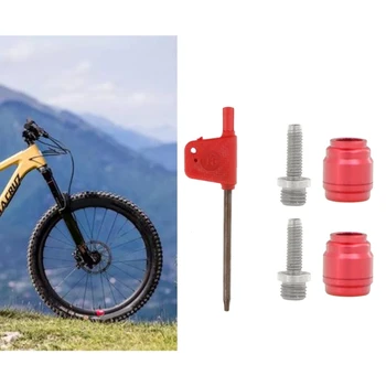 Комплекты соединительных вставок для тормозных шлангов для велосипедов с оливковым покрытием Вставка для велосипедных дисковых тормозов с оливковым покрытием