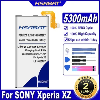 Аккумулятор HSABAT LIP1642ERPC 5300 мАч для SONY Xperia XZ Premium XZP G8142 G8141 SO-04K SO-04J Аккумуляторы