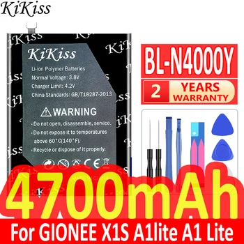 4700 мАч KiKiss Мощный Аккумулятор BL-N4000Y BLN4000Y Для Аккумуляторов Мобильных Телефонов GIONEE X1S A1lite A1 Lite