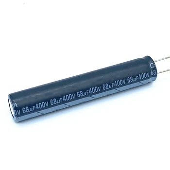 6 шт./лот 68 МКФ 400 В 68 МКФ алюминиевый электролитический конденсатор размером 10*55 20%